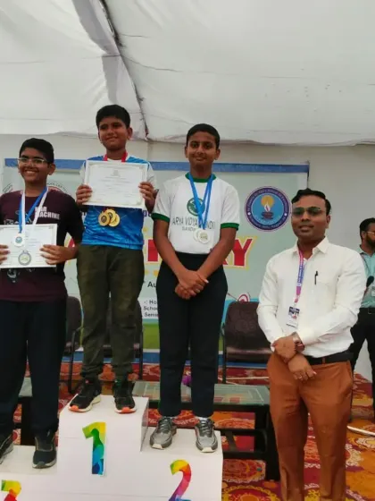 More champions on the podium. Our students consistently perform at regional and state level competitions, bringing home medals and making us proud. This is a testament to their hard work and our focused training program.
