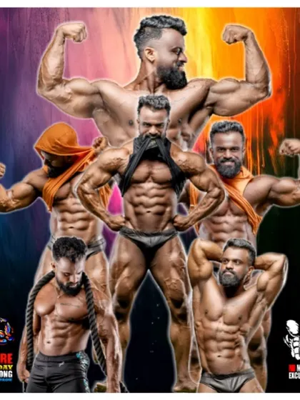 Real is more attractive than perfect. A creative collage of my best poses, representing the hard work and dedication that defines the Xtreme Fitness brand.