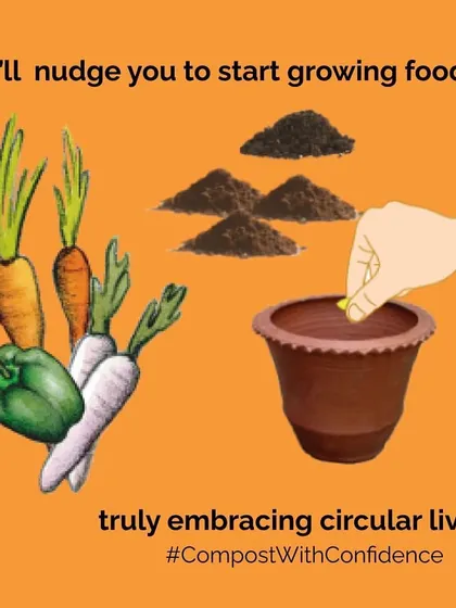 Having a steady supply of homemade compost will nudge you to start growing your own food. It's the final step in truly embracing a circular lifestyle, from your kitchen back to your plate.