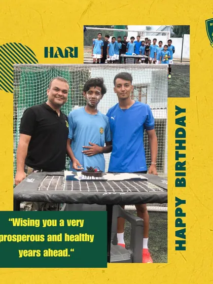 Wishing our player Hari a very happy birthday. We are proud to have him as part of the Shooterz family.