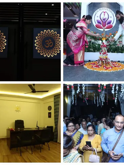 A collage from the inauguration of our Spiritual Centre. A duplicate of ID 23, this image reinforces the key moments of the ceremony and the beautiful details of the new building.