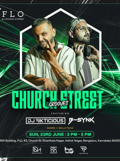 Teaming up with B-SYNK for an exclusive Bolly-Tech brunch set. This shows how the genre works beyond the nightclub, creating a daytime groove.