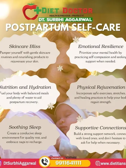 Postpartum recovery is about more than just weight loss. I guide new mothers on holistic self-care, focusing on nutrition for healing, gentle physical rejuvenation, emotional well-being, and getting adequate rest to navigate the fourth trimester successfully.