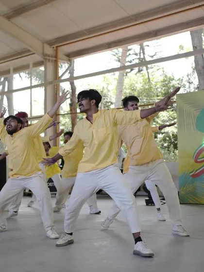 A high-energy performance from Spectra, celebrating dance and Indian cinema.