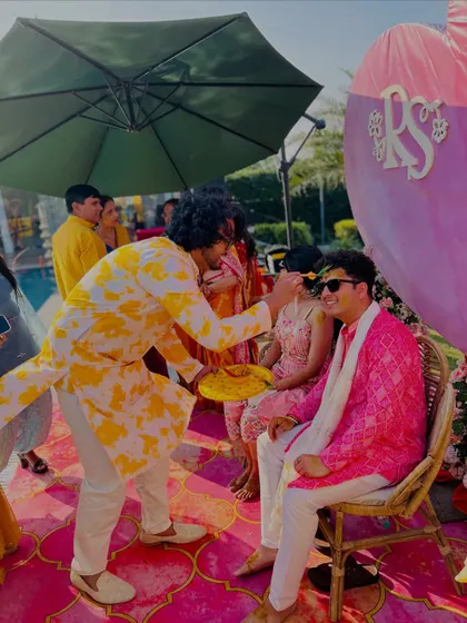 Being a part of the fun and traditions at a client's Haldi ceremony. It's more than just a performance; it's about celebrating with you.