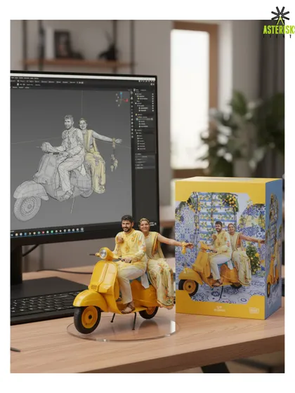 We love bringing unique ideas to life. We can turn your favorite photo into a custom 3D miniature, a perfect keepsake to remember your special day forever.