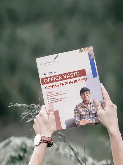 A closer look at the Office Vastu Consultation Report, a tangible guide for transforming your workspace. It's a result of extensive research and practical experience.