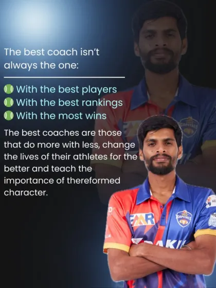 Our coaching philosophy: The best coaches do more than just win. They build character and change the lives of their athletes for the better.