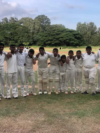 Scenes from our U-14 cricket practice matches. These games are essential for honing skills and building team cohesion before competitive tournaments.