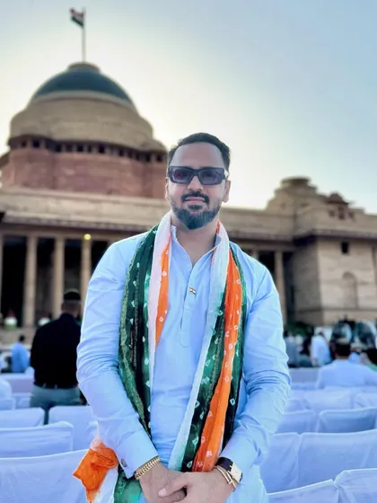 A moment of pride, attending the Prime Minister's swearing-in ceremony. Being invited to witness this celebration of democracy at Rashtrapati Bhawan was a true honor.