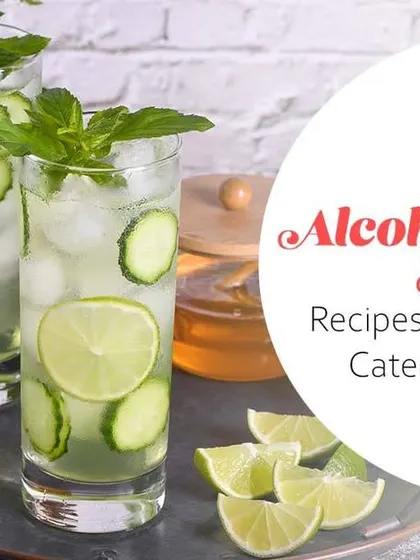 I offer a divine selection of alcohol-free mocktails, like these refreshing cucumber and lime coolers. They are a perfect and inclusive option for guests of all ages at any celebration.