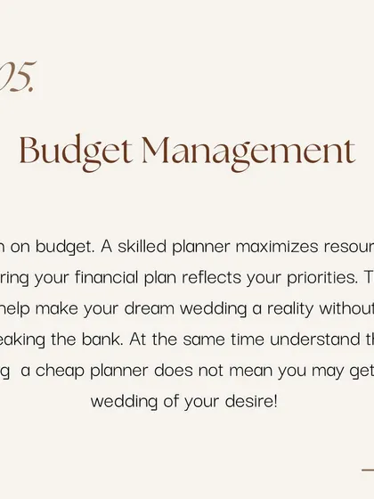 A skilled planner helps you manage your budget effectively. I work to maximize your resources and align your financial plan with your priorities, ensuring no unwanted surprises.