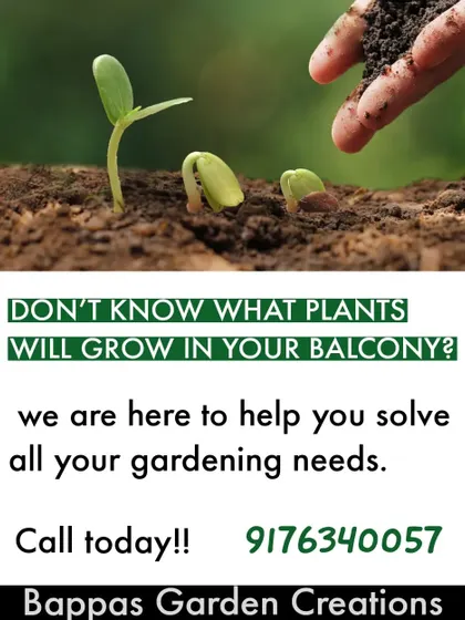Don't know what plants will grow in your balcony's specific sunlight conditions? Do not worry, we are here to help. Call us today, and our experts will help you choose the perfect plants for your space.