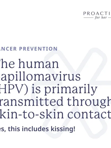 HPV is primarily transmitted through skin-to-skin contact, including kissing. Since it's the most common STI, vaccination is a life-saving measure of cancer prevention.