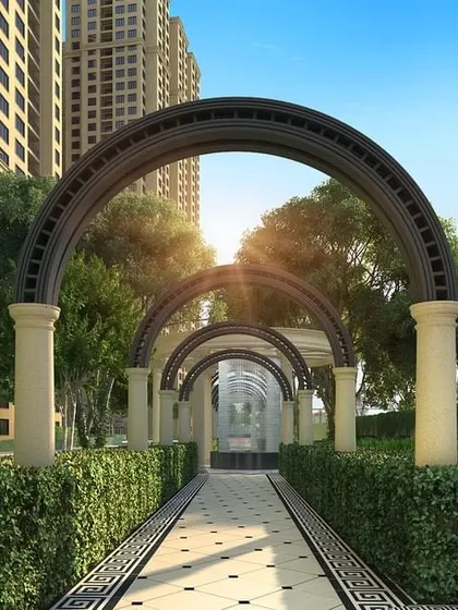 Additional perspectives of our high-rise projects, showcasing various design elements from grand entrances and facades to community amenities and landscape integration.