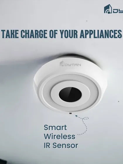 Take charge of your appliances with my Smart Wireless IR Sensor. This device allows you to control all your IR-based devices like TVs, ACs, and home theaters remotely.