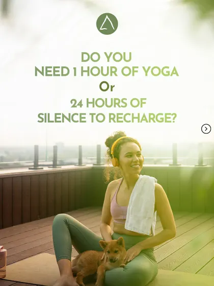 Do you need an hour of yoga or 24 hours of silence? Sometimes, a deeper level of rest is required. Our retreats offer extended periods of silence to allow for a complete mental and physical recharge.