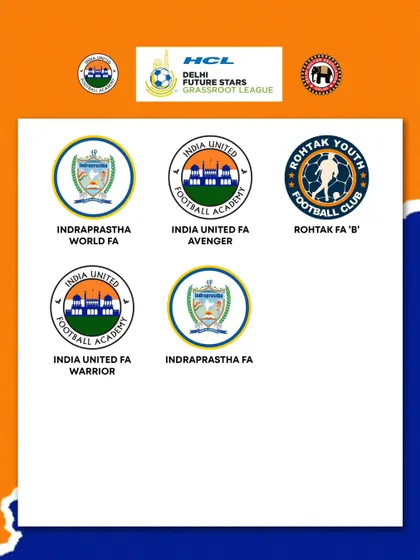A look at the logos of the U12 teams, including our India United FA Warrior and Avenger squads.