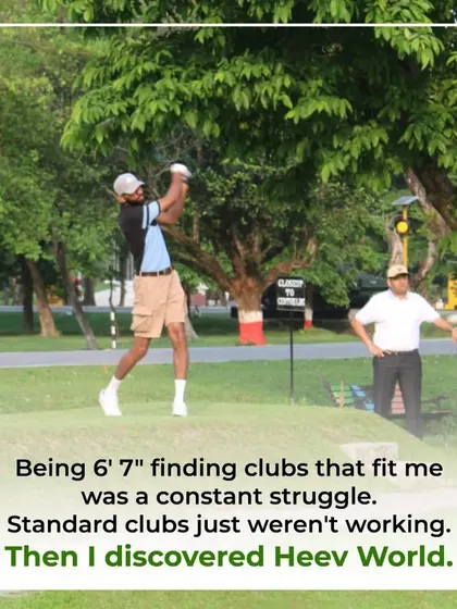 A testimonial from our client Dilpreet, who struggled to find clubs that fit his 6'7" frame. Standard clubs just weren't working for him until he discovered our custom fitting service.