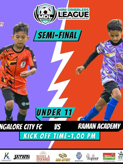 Semi-final match-up for our U11 team in the Mini Dribblers League.