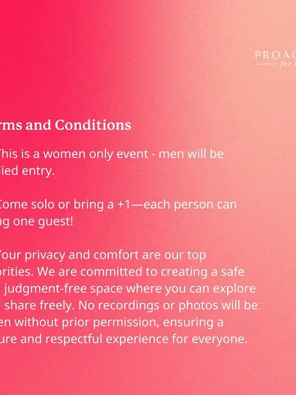 For our Galentine's Day workshop, we created a safe, women-only event where privacy and comfort were our top priorities. No recordings or photos were taken without permission.