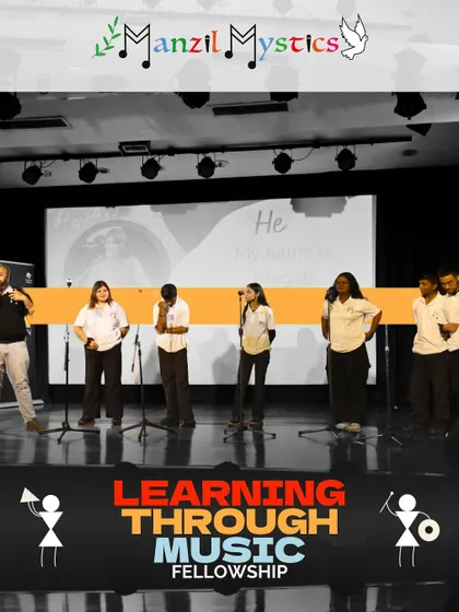 Our fellows stand together on stage, ready to begin their journey. The LTM Fellowship is a platform for young artists to grow, lead, and make a tangible difference in their communities.