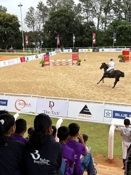 Life at the academy is about holistic growth, not just tennis. We took our Bhoomi kids for a day out to the Embassy Riding School for a horse racing show, giving them new experiences and memories.