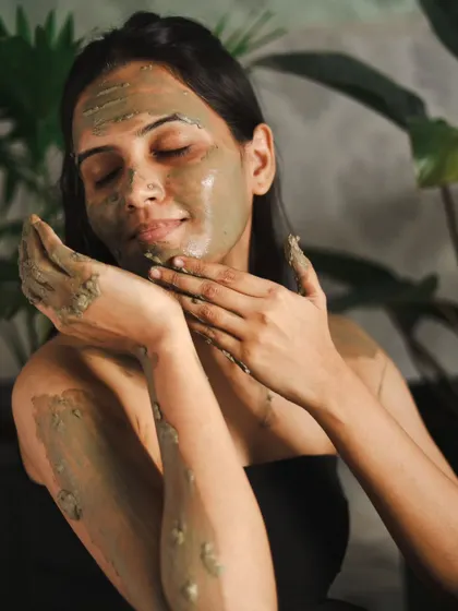 This was a unique concept shoot for Earth Day, exploring Ayurveda and mud baths. It shows how we can turn any idea, even a messy one, into something artistic and beautiful.