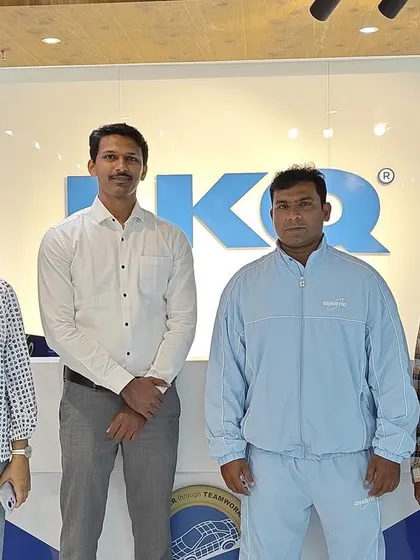 It's always great to connect with our corporate partners. Pictured here with my team and the organizers at LKQ India after a successful Women's Day self-defense program. We pride ourselves on building strong relationships with the companies we work with.