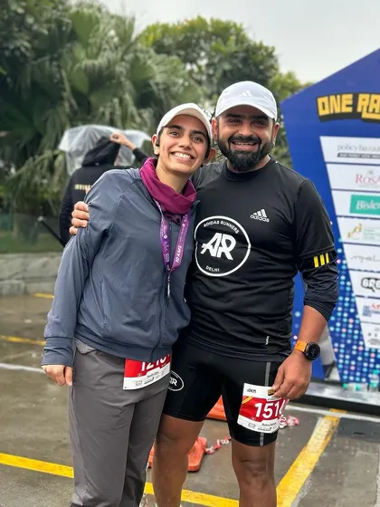 Another great moment captured at the finish line.