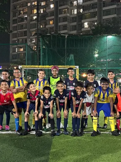 Our youth team after a competitive practice match against Tuff Sports Club. Friendly matches like these are crucial for development and applying what is learned in training.