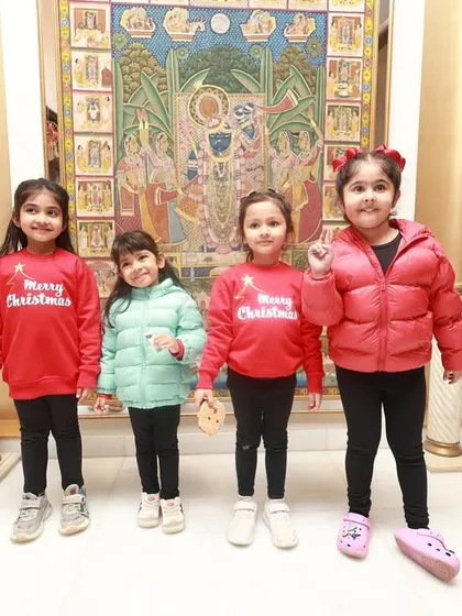 Posing for a photo after their performance. The smiles of accomplishment are priceless.