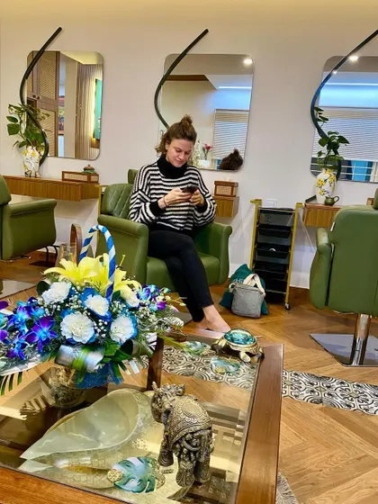 Welcoming Elsa, a client from Paris, who visited us during her spiritual tour of India. She chose Swã based on our Google reviews and enjoyed a relaxing Abhyanga massage and exfoliating facial.