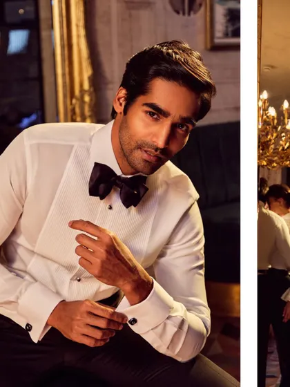 A candid-style shot for Camessi, capturing a moment that feels both aspirational and intimate.