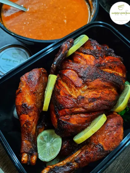 My special full chicken fry, served with a spicy chutney. This makes a great centerpiece for any party table.