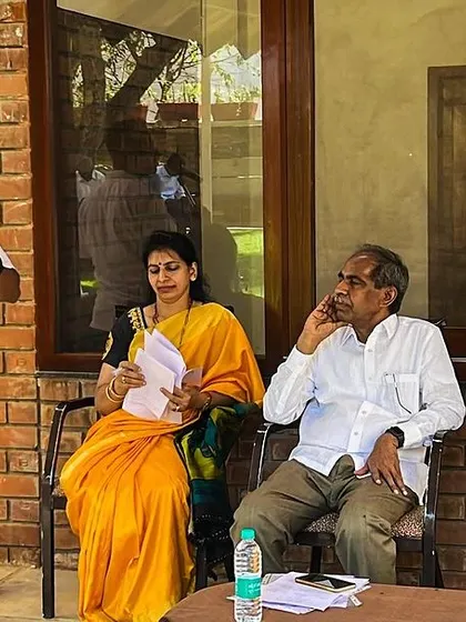 Our HITYOGA team was invited as guests to the inaugural function of KRS Yoga Academy, another affiliated center. It was an honor to speak and share the stage with Dr. H R Nagendra Guruji.
