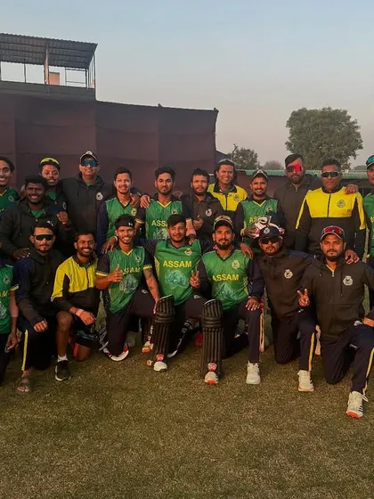 The full Assam squad at the end of a satisfying season. I am happy that we were able to shift the team's realm towards excellence.