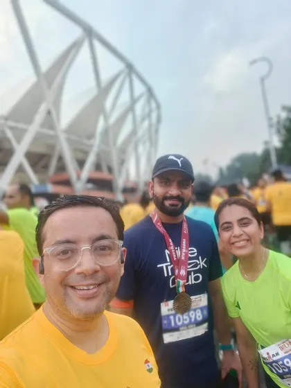 A selfie from the Tuffman India event. The atmosphere at these races is always electric, and we love being a part of it.