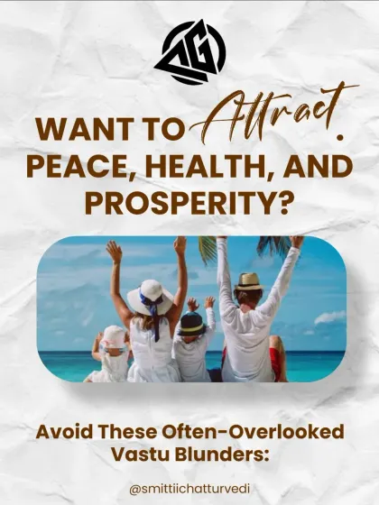 To attract peace, health, and prosperity, it is important to avoid common Vastu blunders. This includes neglecting the land's energy, placing decor in the wrong zones, and overlooking home upkeep.