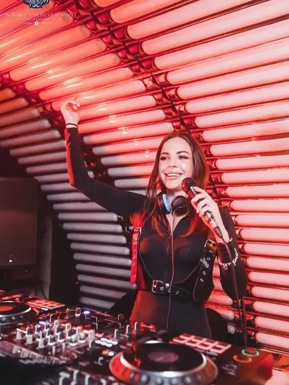 Pumping up the crowd in Siliguri. We believe a DJ's job is not just to play music, but to create an unforgettable party atmosphere.
