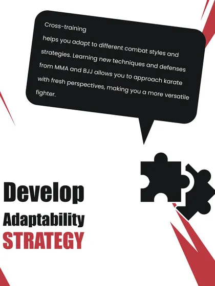 Develop adaptability and strategy by cross-training. Learning new techniques from MMA and BJJ gives you fresh perspectives, making you a more versatile fighter.