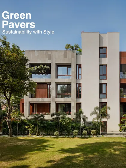 Green pavers and expansive lawns are part of our strategy for sustainability with style. These elements help manage stormwater, reduce urban heat, and create beautiful, usable outdoor spaces.