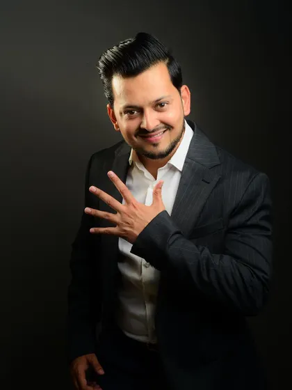 A more expressive and engaging portrait. Gestures can add personality and make a headshot feel more dynamic and less static.