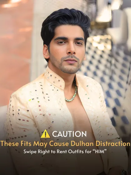 Caution: these fits may cause dulhan distraction. Explore my collection of stylish menswear that will make you stand out.