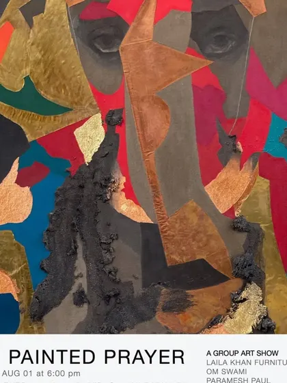 'The Painted Prayer', a group art show where my music joined hands with visual art. This collaboration was a tribute to Ganesha, exploring the dialogue between the beat of the tabla and the stroke of a brush.