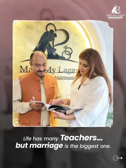 Life has many teachers, but marriage is the biggest one. Here, our founders are seen reviewing potential matches, a process they handle with the care and wisdom that comes from years of experience.