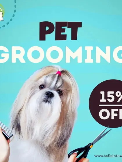 Regular pet grooming is an important part of your dog's health routine. We offer professional services at a great value, including a 15% discount to make pet care more accessible.