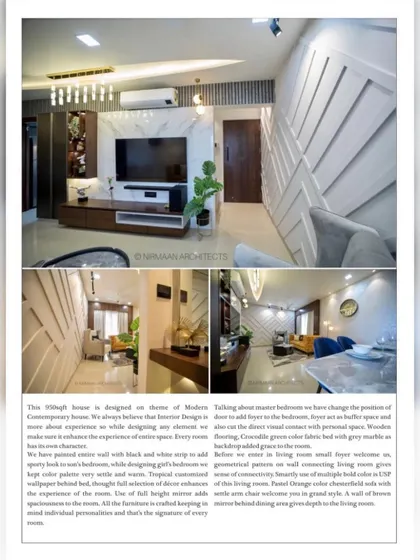 Another feature from the magazine, this time detailing our design philosophy for a modern contemporary home, focusing on creating unique character for every room.