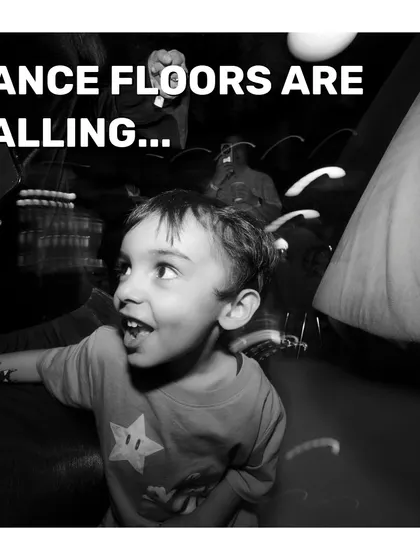 The dance floors are calling! The excitement on this child's face is what we love to see at every celebration.
