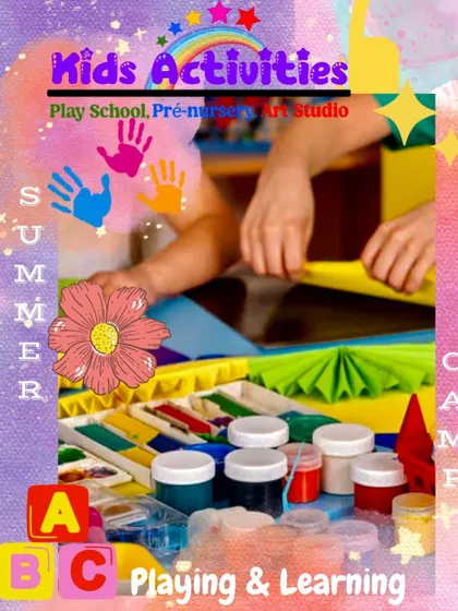 Our summer camp curriculum is packed with engaging activities like clay modeling, canvas painting, pot painting, and story telling. We offer a dynamic schedule to ensure kids from 4-11 years old are always learning and having fun.